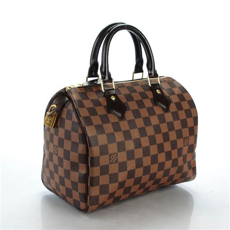 LOUIS VUITTON Damier Ebene Speedy 25 